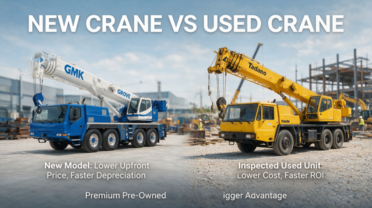 2026 Crane Industry Trend: New Cranes Cut Configurations, Quality Used Units Gain Bigger Advantages