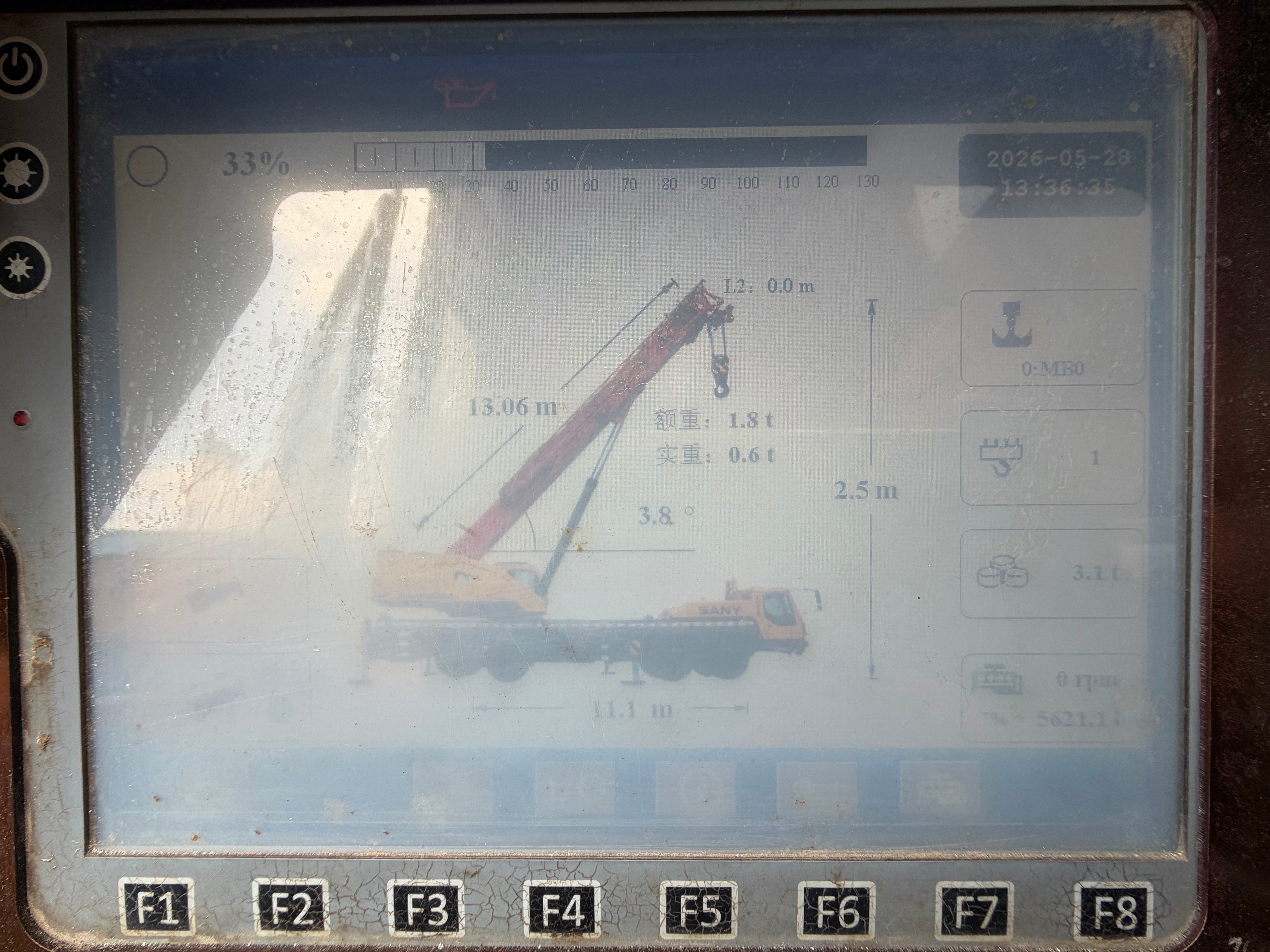 2017 SANY STC800 Truck Crane 80 Ton