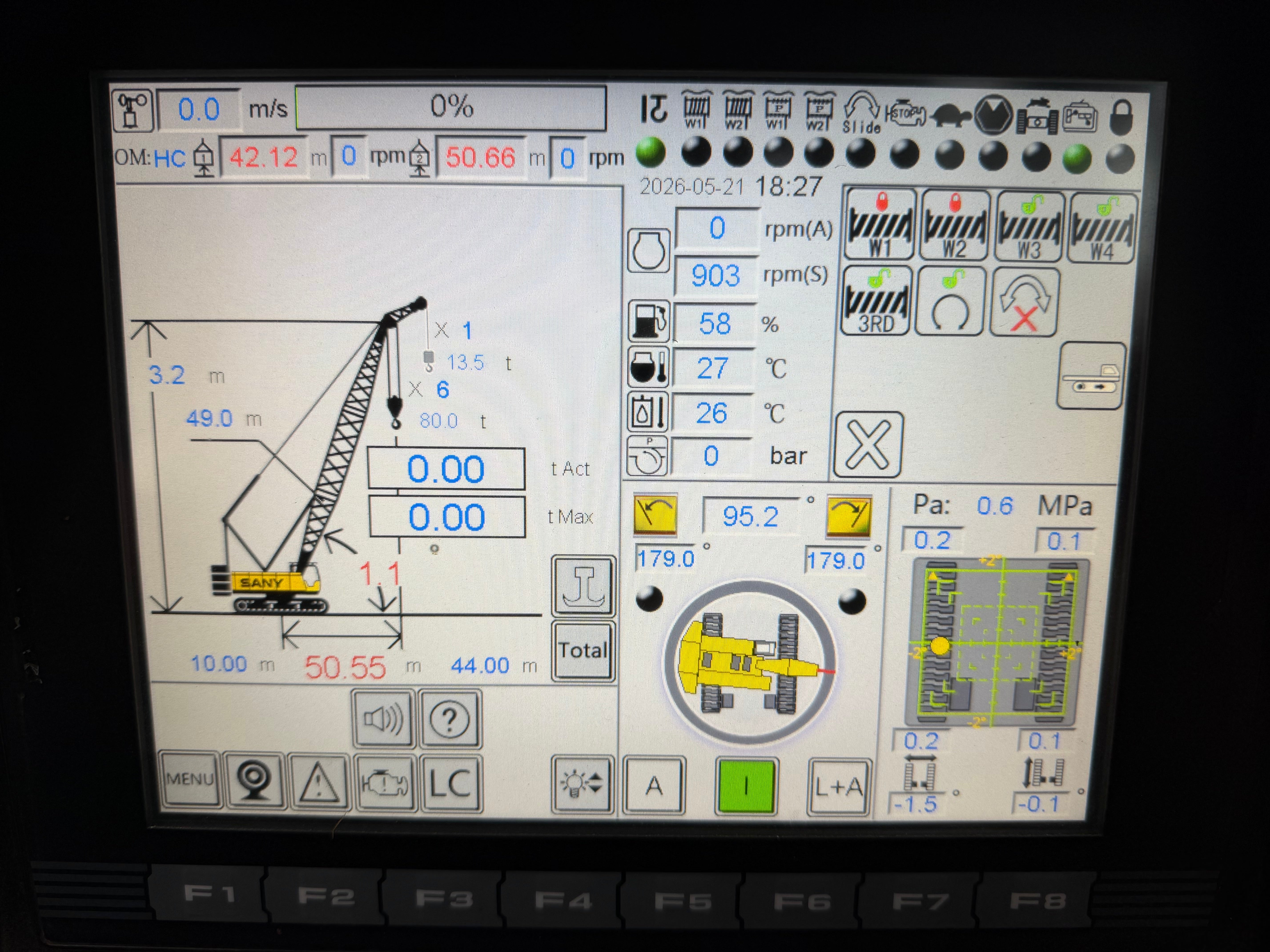 2022 SANY SCC2000A Crawler  Crane 200 Ton